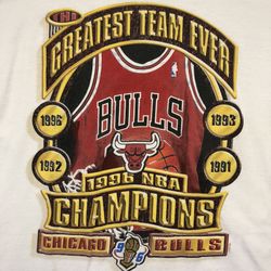 1996 Starter Vintage Chicago Bulls Championship Tee