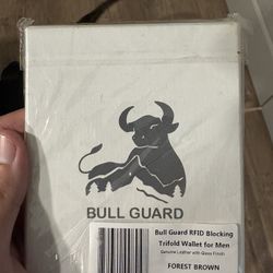 Bull Guard Tri-fold Brown Leather RFID