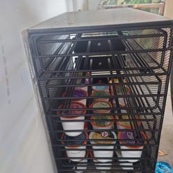 K_cup Coffee Storage And Small Table 