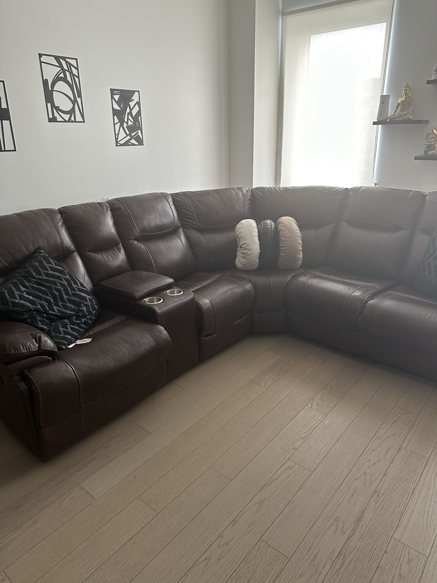 Leather Sectional 