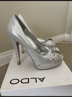 Silver ALDO Pumps