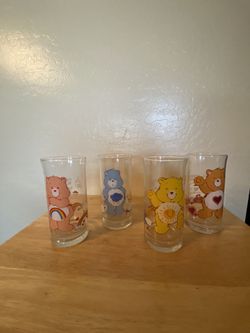 1983 Pizza Hut Care Bear Glasses