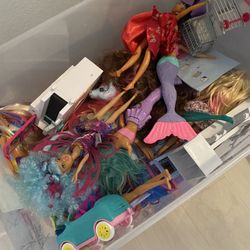 Huge Lot Of Barbie’s With Accessories 