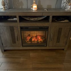 Fire Place TV Stand 