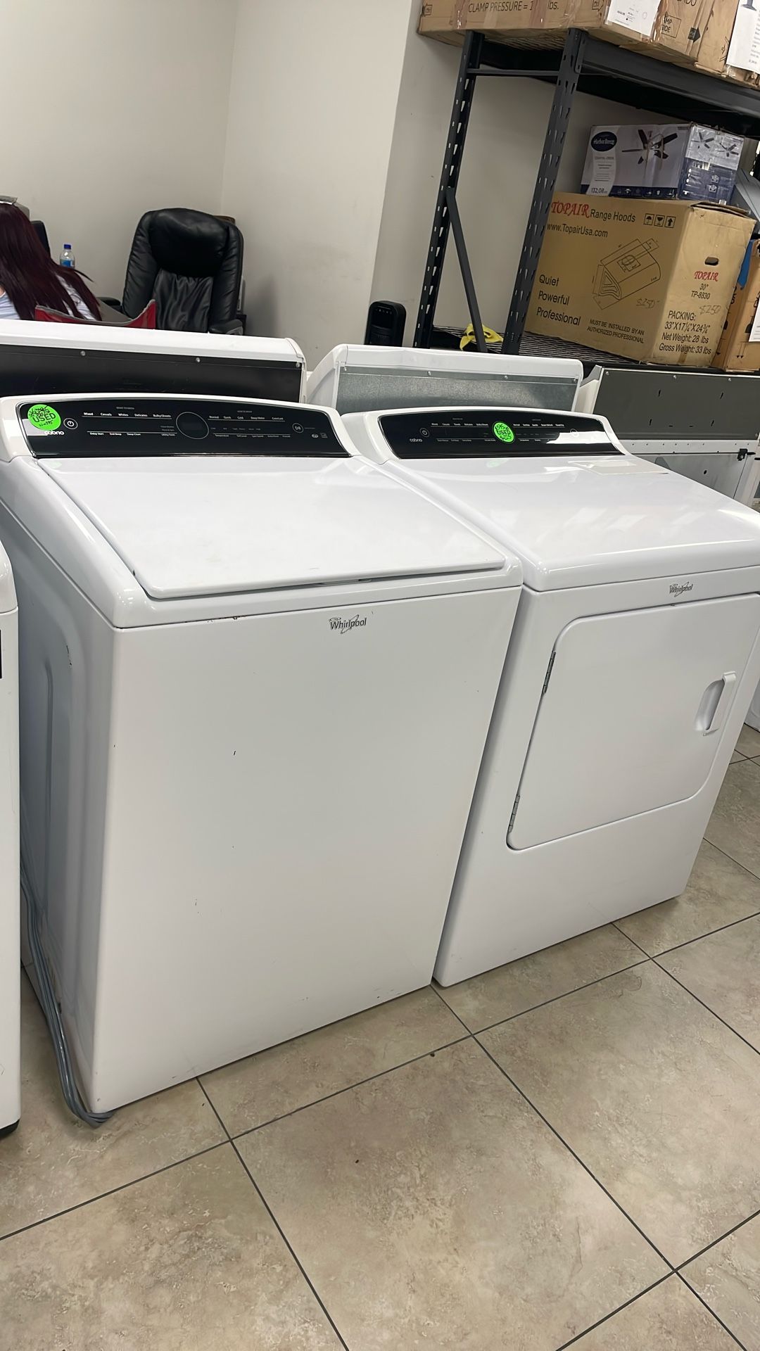 Cabrio Whirlpool Set Washer And Dryer