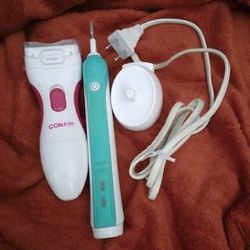 Electric Women's Razor & Oral B Electric Toothbrush
