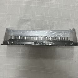 Snap-on 12 pc 1/4" Drive 6-Point Metric Flank Drive® Shallow Socket Set (5-15 mm)