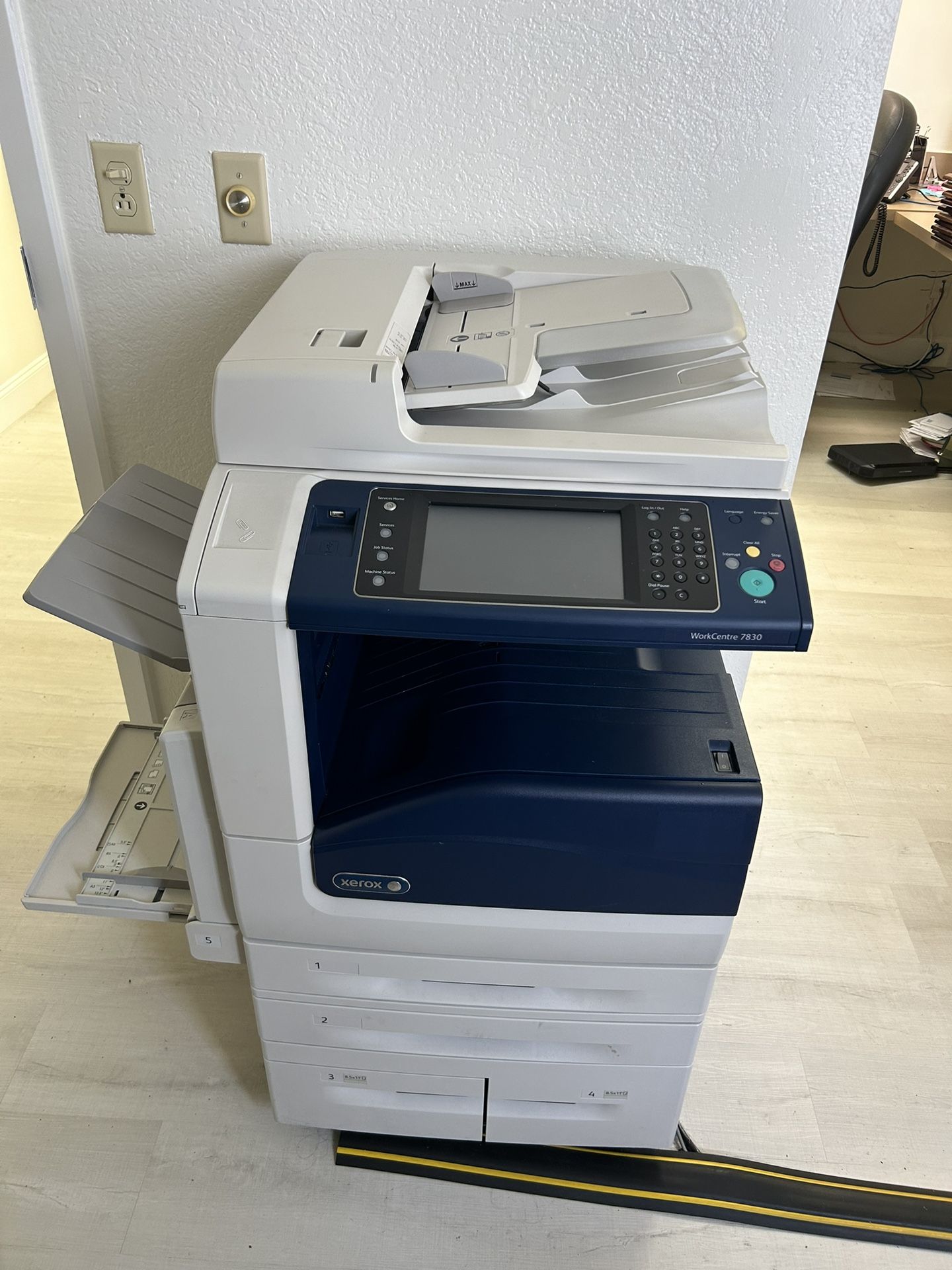 Xerox WorkCentre 7830 Color Copier Printer Scanner Email Fax