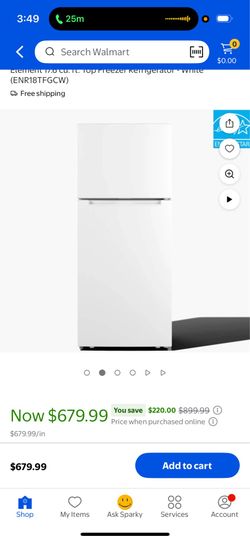 Element top freezer