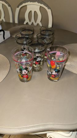 Mickey Mouse Drinking Glasses Set