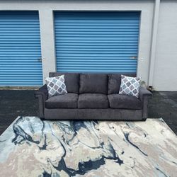 Expensive Black Sofa Delivery Available 