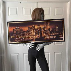 Wall Decoration Canvas Size 39”x 16”x 1”