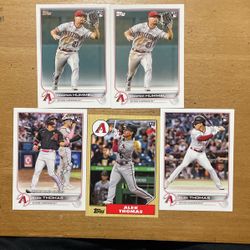 2022 TOPPS UPDATE ARIZONA DIAMONDBACKS 5 CARD ROOKIE LOT 