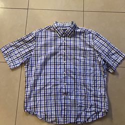 Nautica plaided button up shirt size 2XL (used)