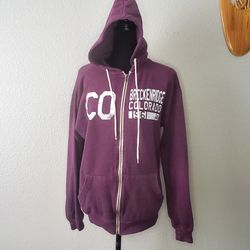 Mv Sport Breckenridge Colorado Zip Up Hoodie Women’s Size: Small  