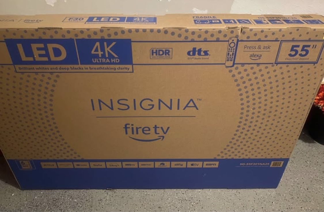55” TV New In Box