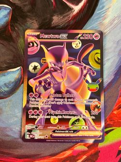 Mewtwo Ex #157 Pokemon TCG 30th Celebration