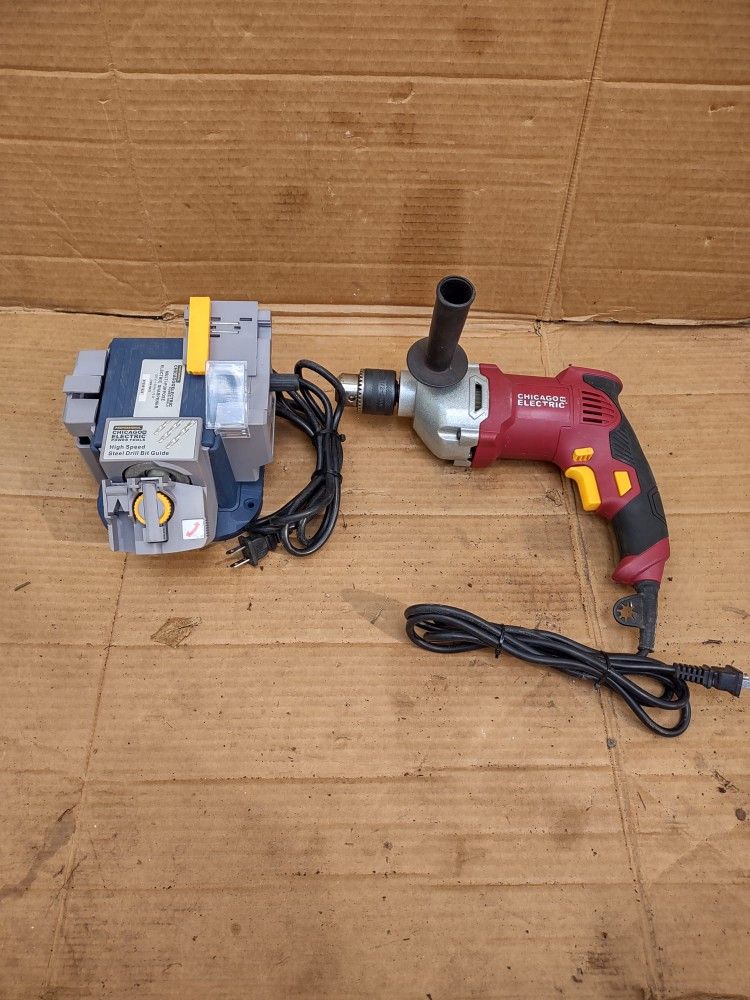 Multi Purpose Sharpener & 1/2" Drill Without Key 