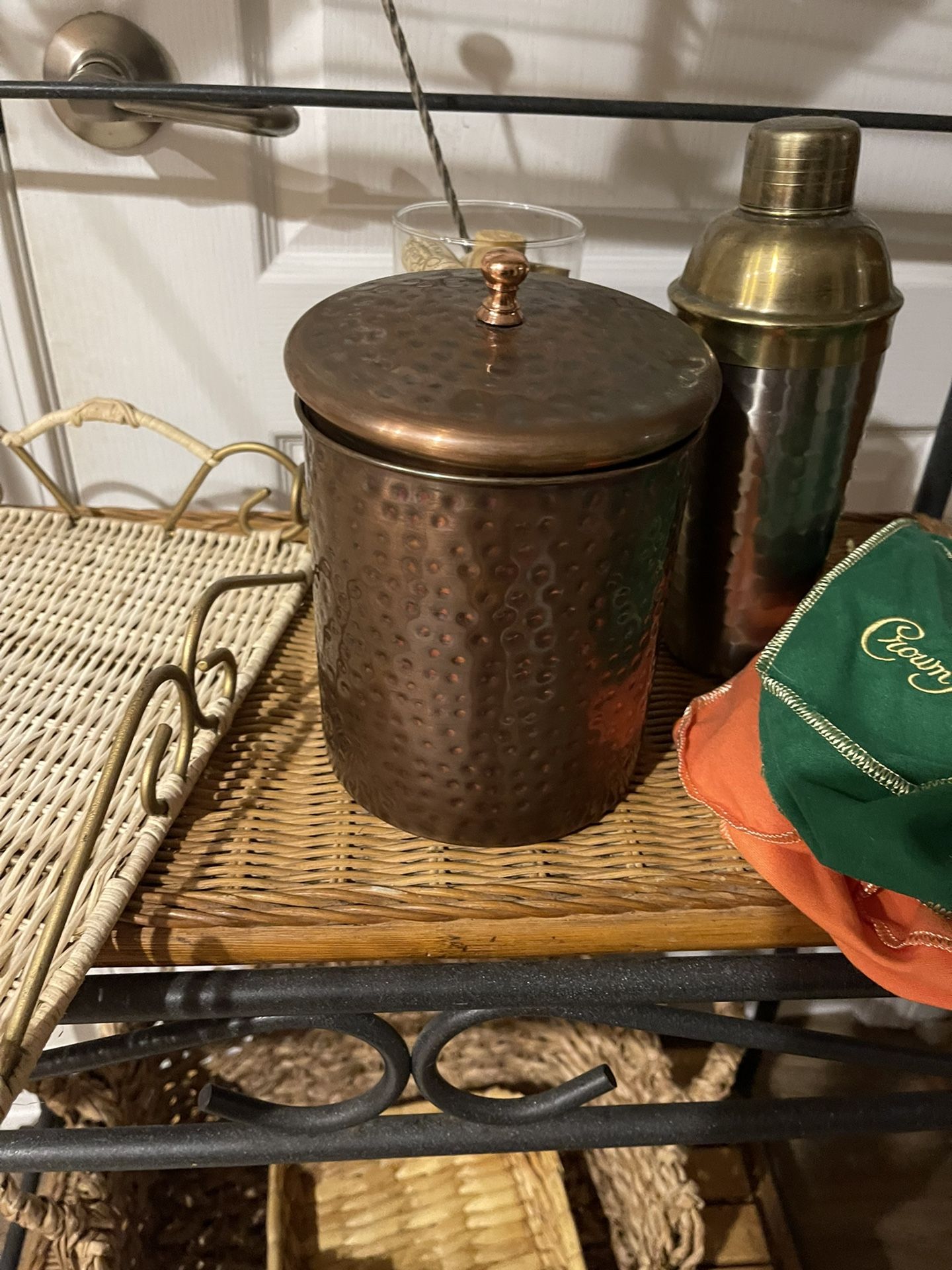 HOMESTEAD FL metal canister storage container