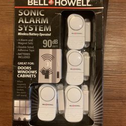 Sonic Alarm System Wireless/Battery Operated