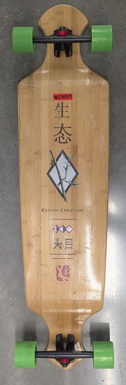 Kahuna Creations Bamboo 42" Drop Down Longboard – Complete Setup – $150 OBO