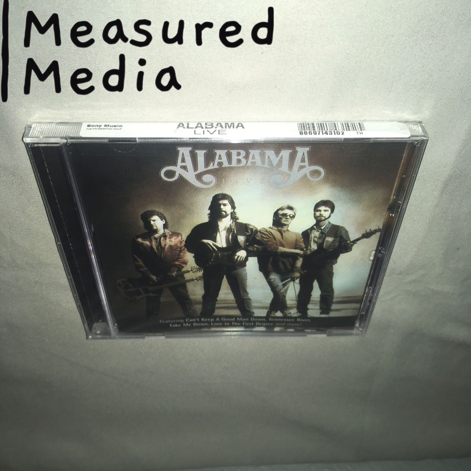 CD SEALED NEW NWT Live by Alabama Band Full Album BMG Records W Tennessee River