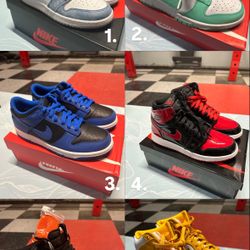 Jordan 1s, Dunks, Air Max Plus, etc. 
