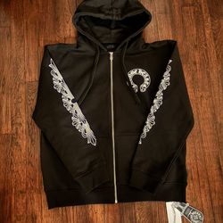 Black Chrome Hearts Hoodie 