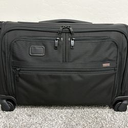 TUMI ‘Alpha’ Black Nylon 4 Wheeled Garment Bag Carry-On