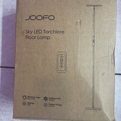 Joofo Sky Led Torchiere Floor Lamp With Remote 