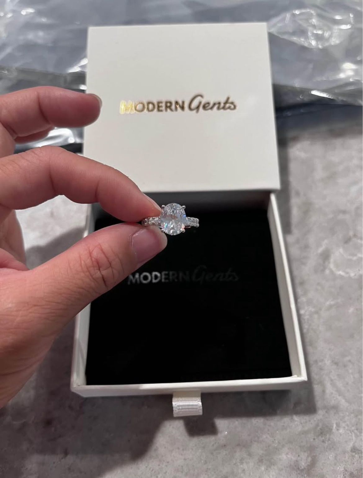 Engagement Ring (Simulated diamond)