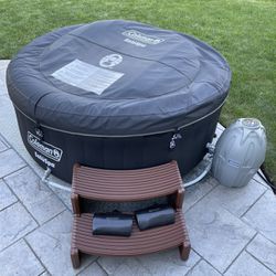 Coleman Saluspa 4-6 Person Portable Hot Tub Jacuzzi With Extras 