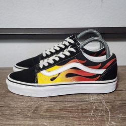 Vans Old Skool Flame Women's Skate Shoes Size 7