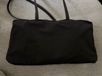 BAGGU Large Nylon Bowler Bag – Black