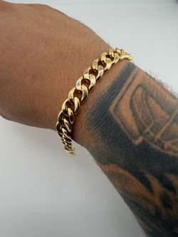 14k Cuban Hallow Bracelet! 🔥