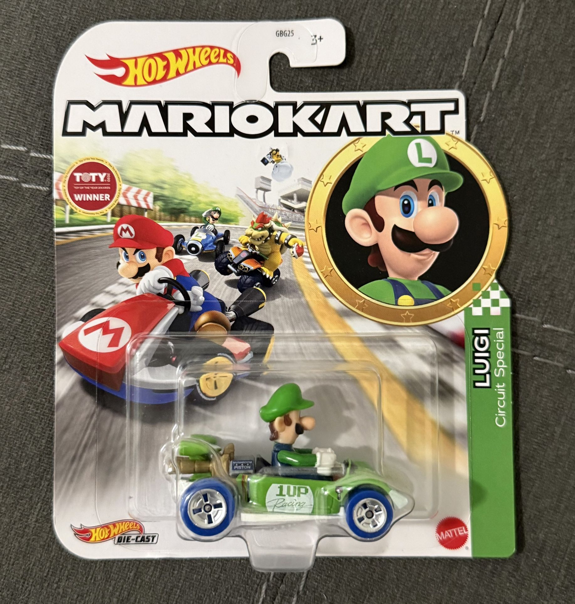 Mattel HOT WHEELS MARIO KART LUIGI CIRCUIT SPECIAL - New NIB