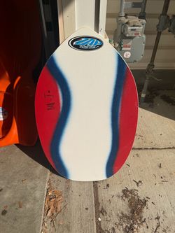 Zap Skimboard Red White and Blue
