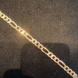 10kt Figuro Link Bracelet 