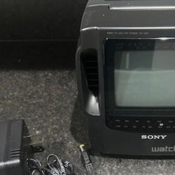 Vintage: Sony Mega Watchman FD-525 Portable 4.5" TV AM/FM Radio