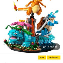 Lego Pokémon Charizard, Venusaur, Blastoise
