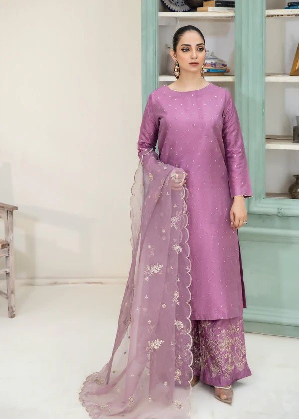 Silk Party Wear Palazo Dress On Sale