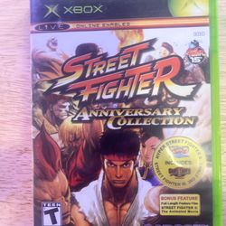 Street Fighter Anniversary Collection Original Xbox Complete in Box  - TESTED