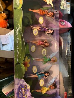Disney Fairies Collection 6-Doll Set Tinker Bell Great Fairy Rescue NIB Target Exclusive