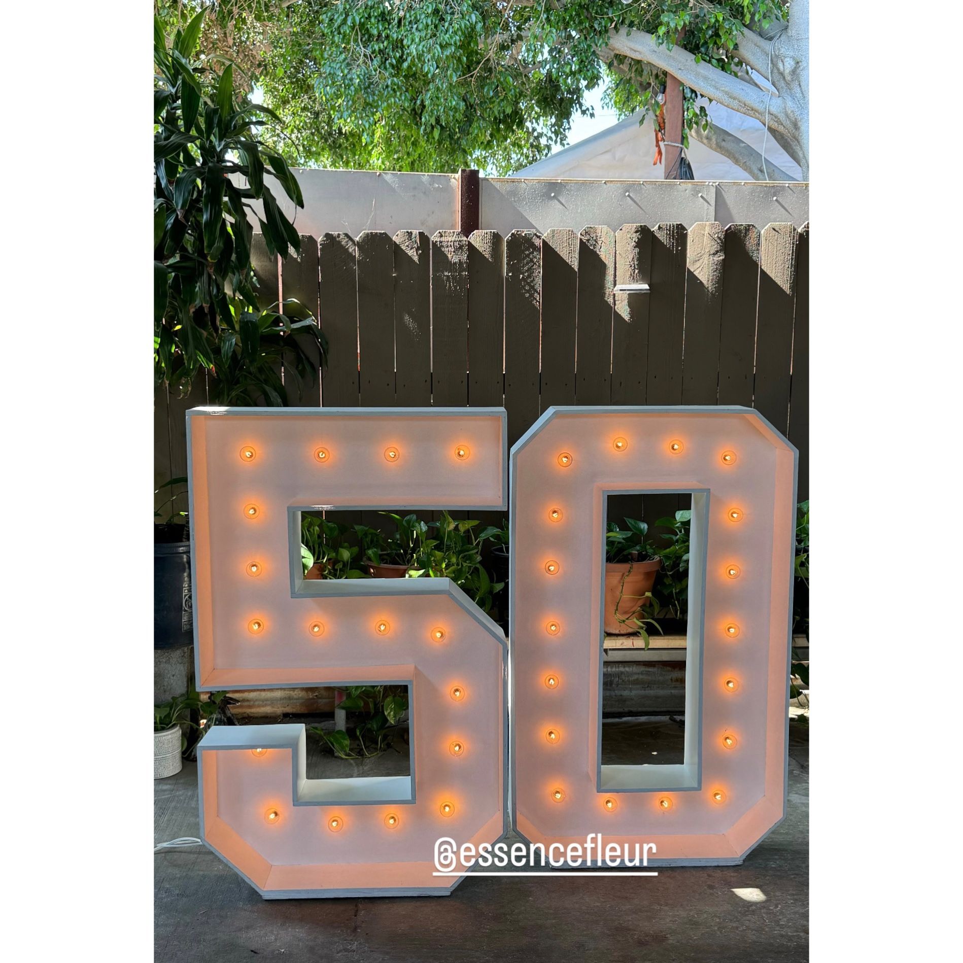 Marquee Numbers And Letters