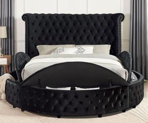 Brand New Black Queen Storage Platform Bed Frame (Available in Eastern King)