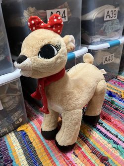 Large Clarice Rudolph the Red Nosed Reindeer Standing Plush