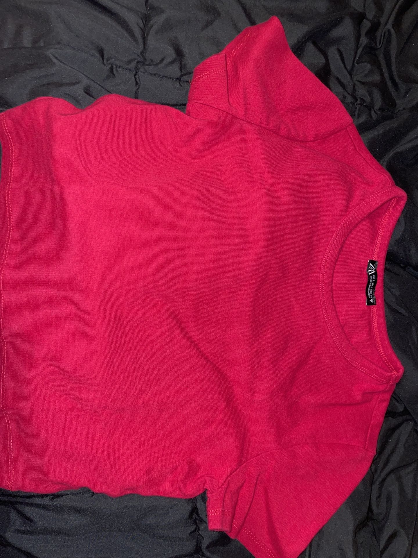 Zara Hot Pink Crop Top