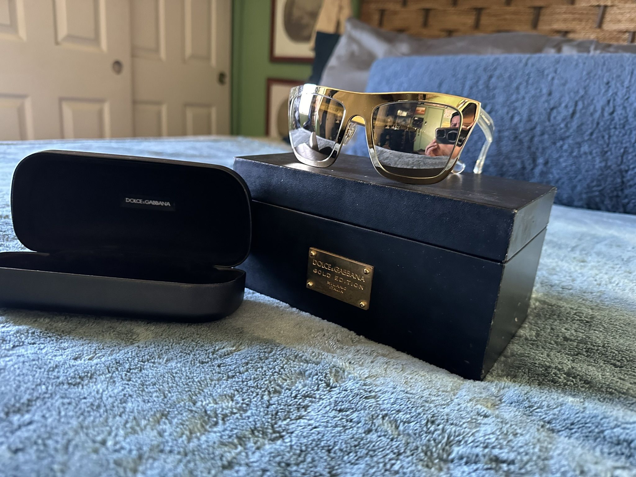 Dolce And Gabbana 18 Karat Gold Glasses