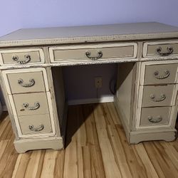 Solid Wood Antique Dest / 43in width  29in height