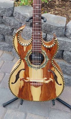 Bajo quinto acustic guitar